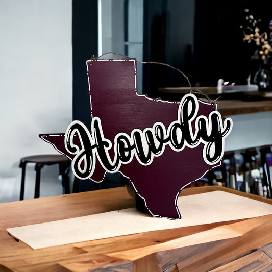 Texas Howdy Sign